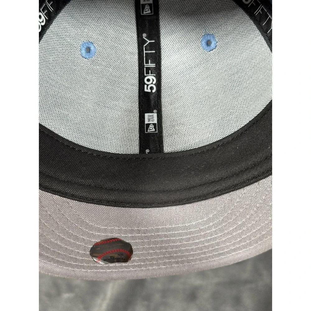 Detroit Tigers Hat Cap Fitted Mens 7 1/8 Blue MLB Baseball 2005 All Star New Era